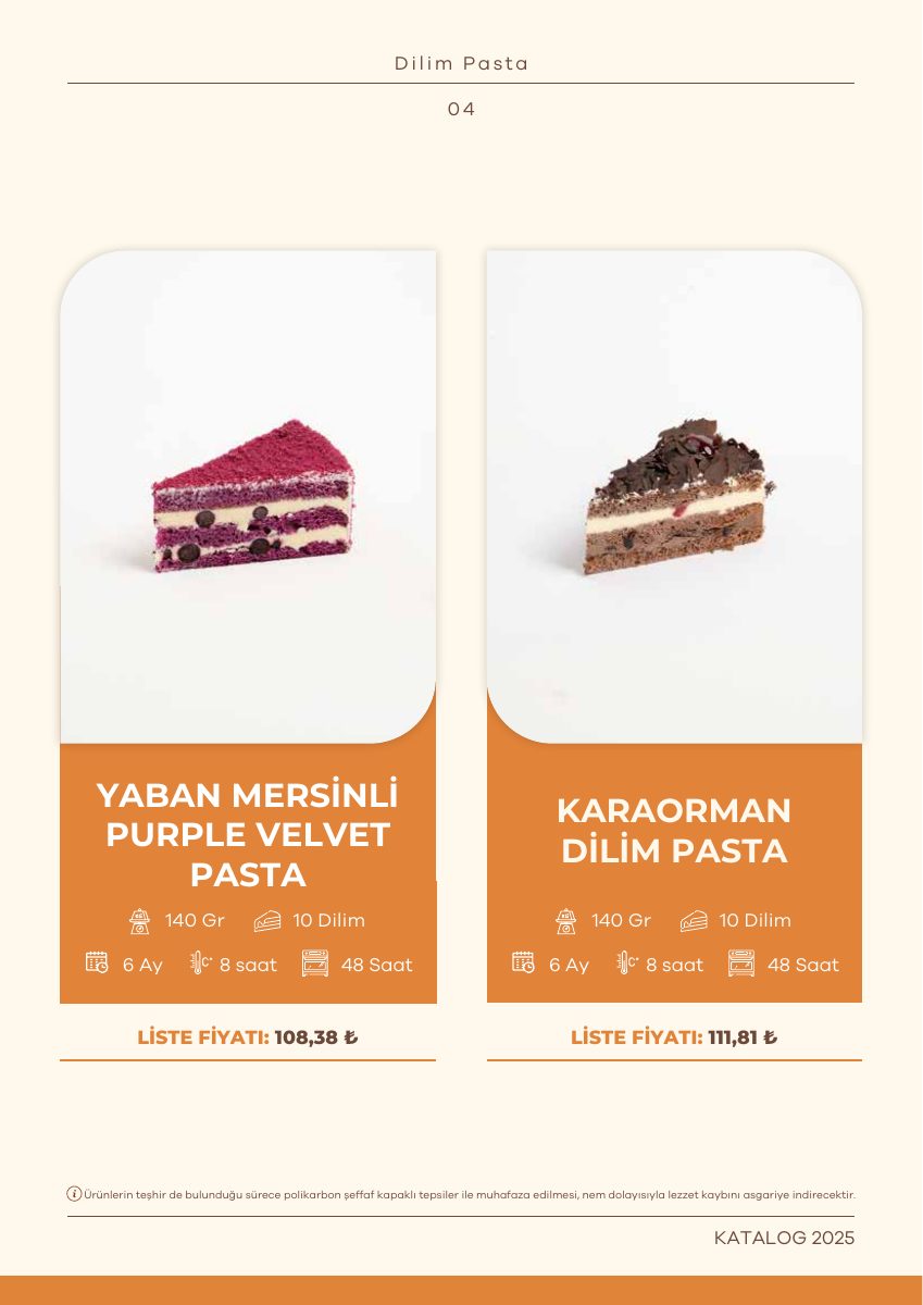 Rosia Cakes Donuk pasta ve fırın ürünleri