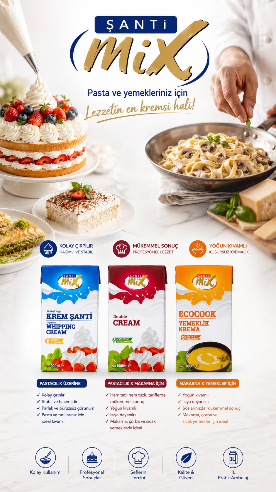 Şanti Mix Krema ve krem şanti grubu